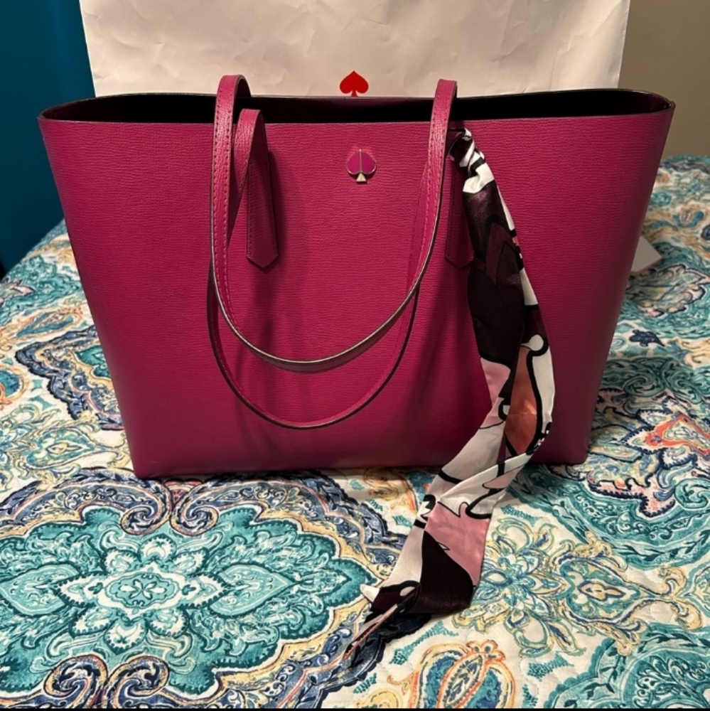 Kate Spade Molly Metallic Large Tote NWT